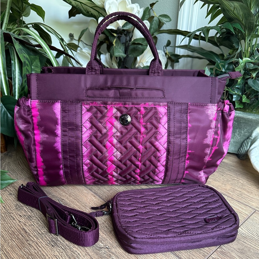 Lug 2 Pc. Bundle - Cranberry Romper Tote w/Coupe Crossbody - Picture 16 of 16